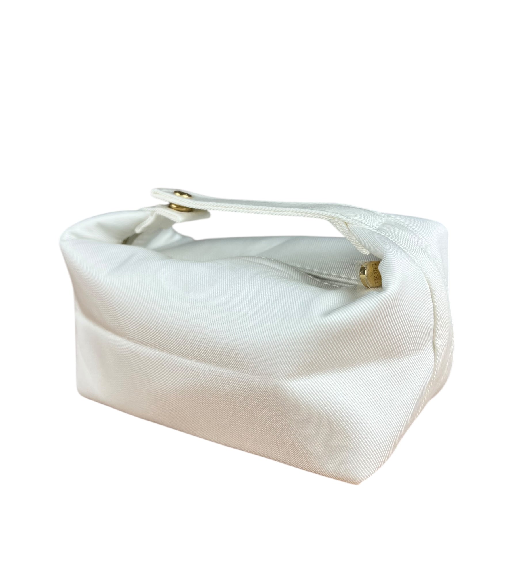Dior Beauty White Canvas Mini Pouch