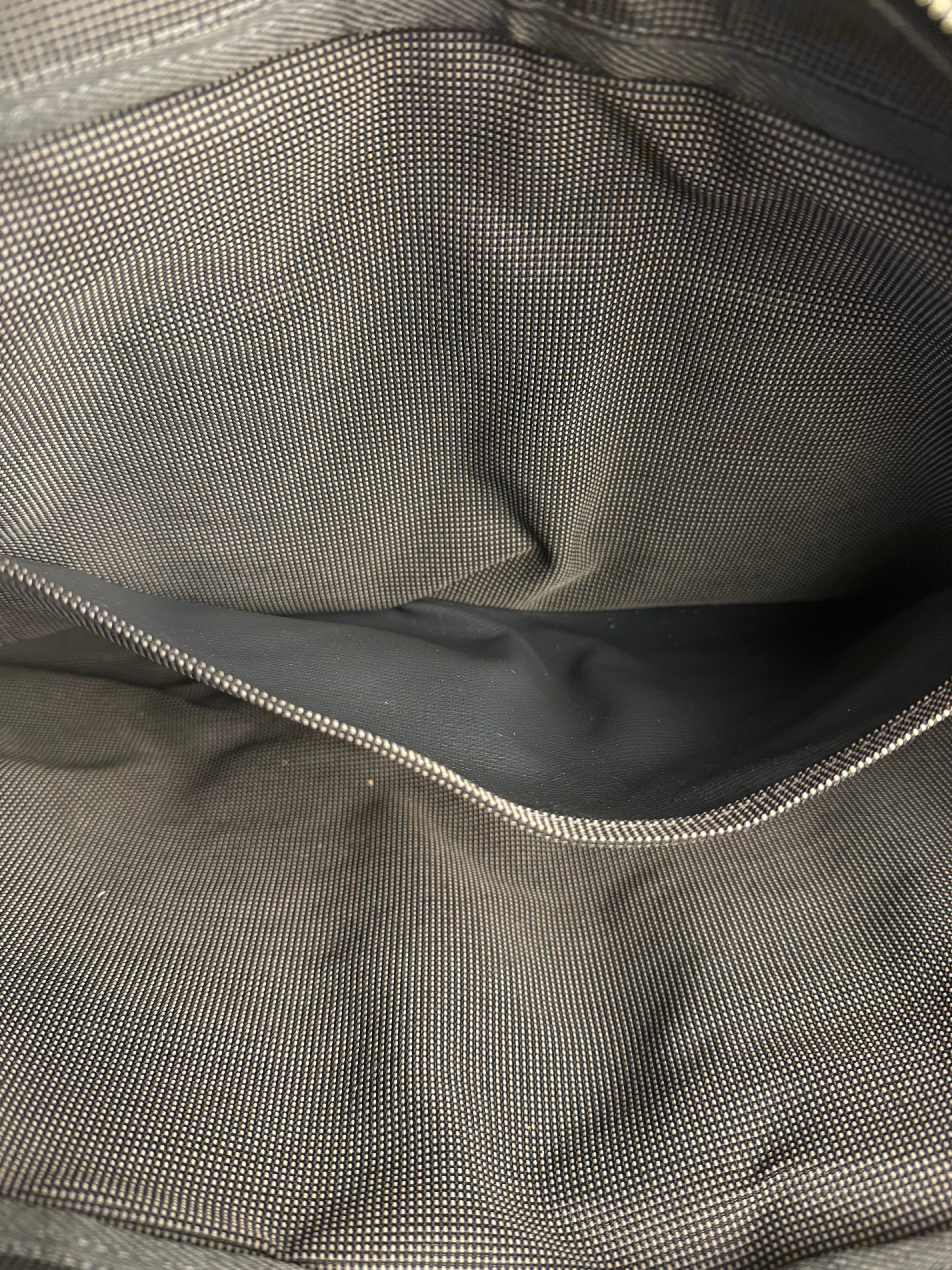 Hermes Herline Canvas Tote Grey