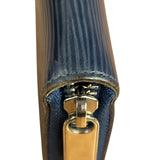 Louis Vuitton Blue Epi Leather Zip Wallet