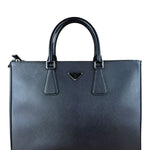 Prada Black Saffiano Leather Galleria Tote