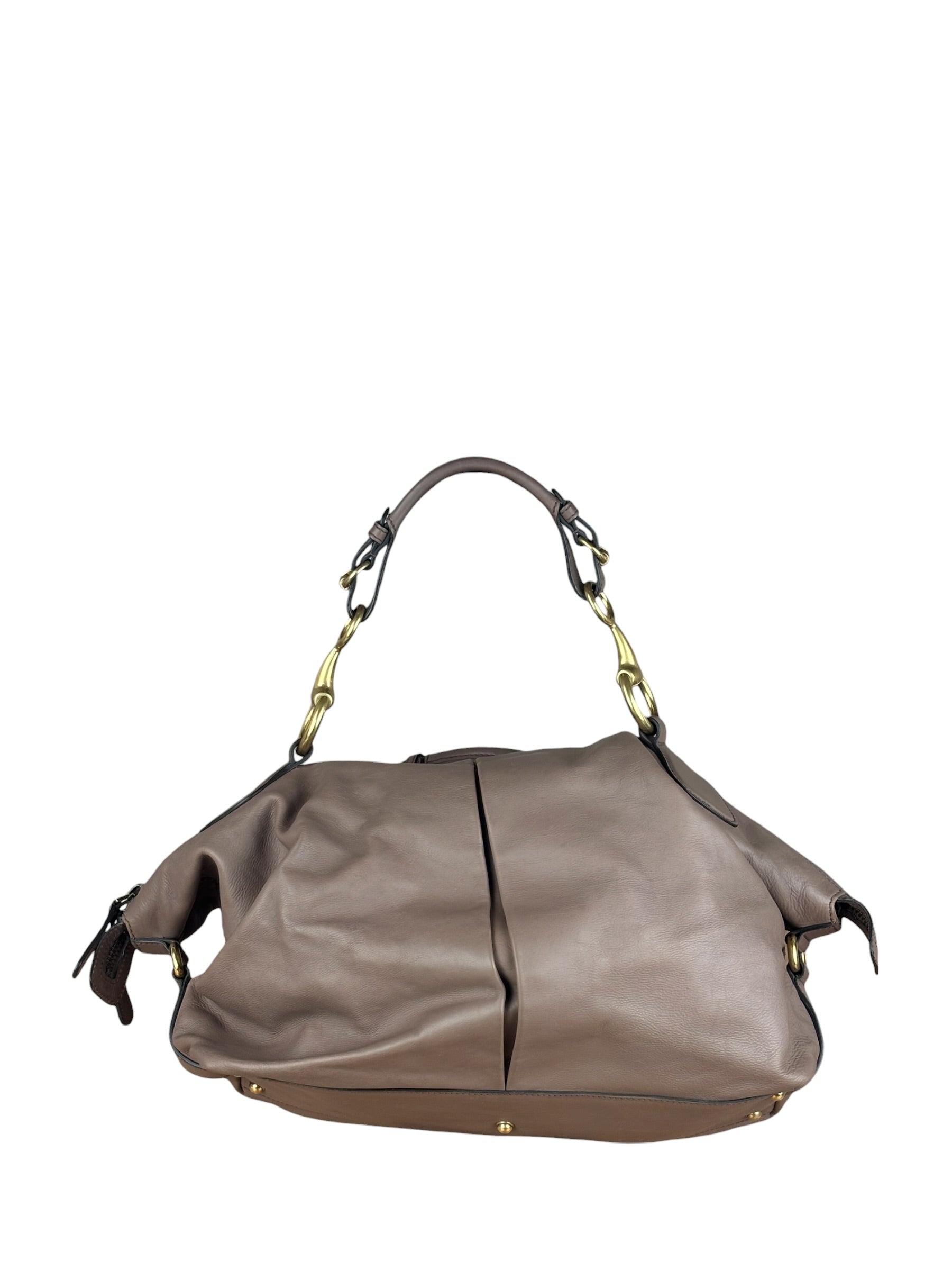 Gucci Dusty Rose Leather Charlotte Shoulder Bag
