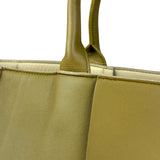 Bottega Veneta Muted Olive Intreccio Arco Woven Leather Tote
