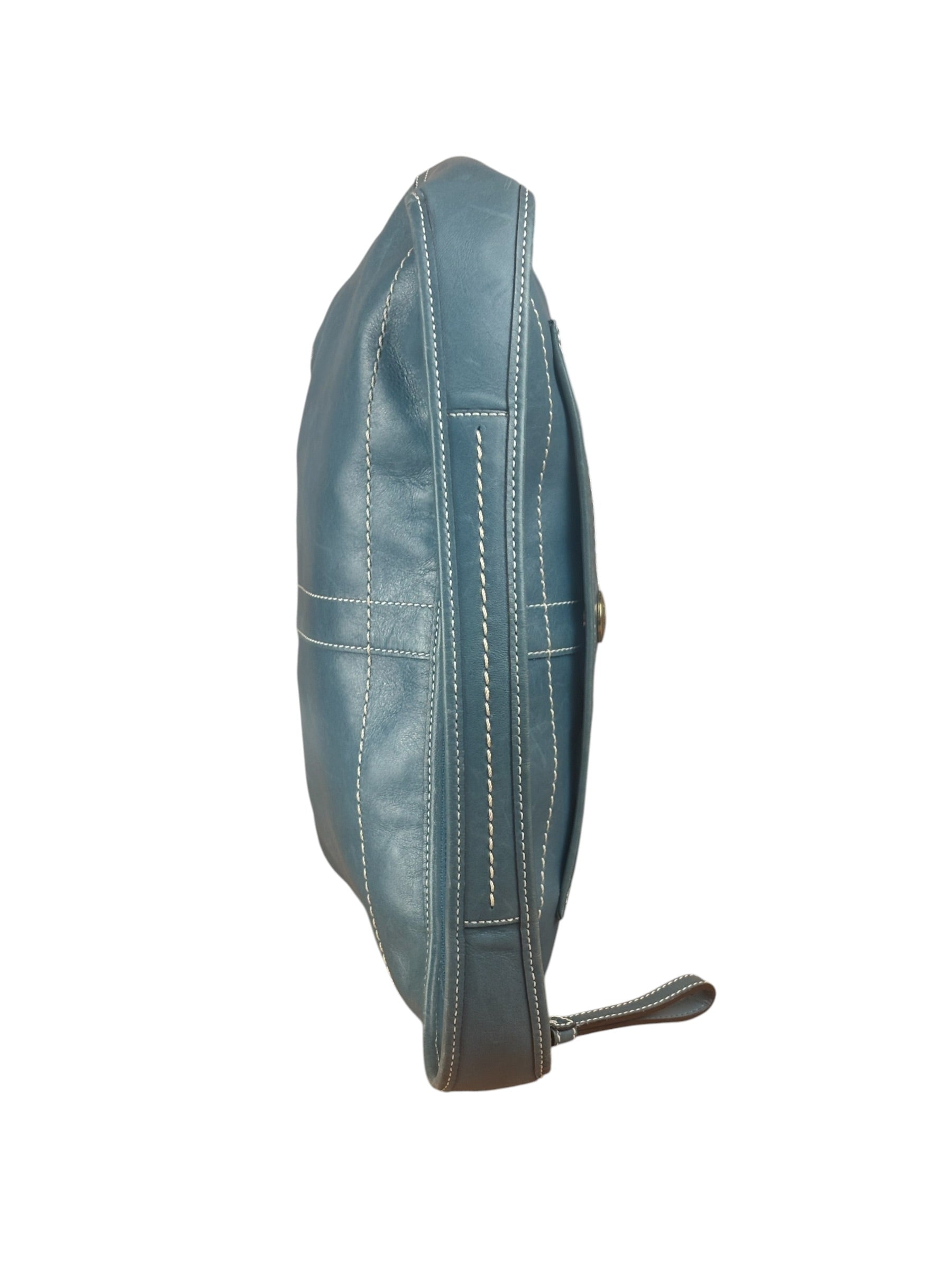 Coach Vintage Teal Leather Ergo Hobo Bag