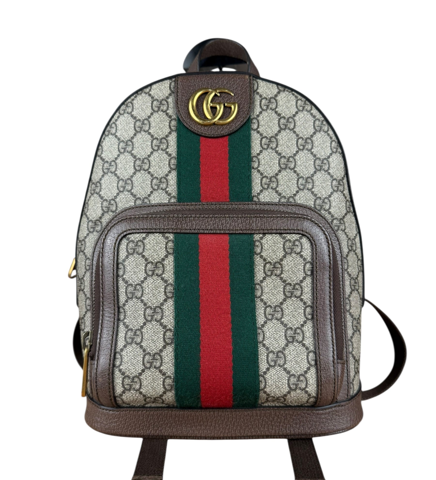 Gucci GG Ophidia Backpack Coated Canvas Small