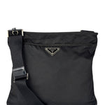 Prada Vintage Black Nylon Crossbody Bag