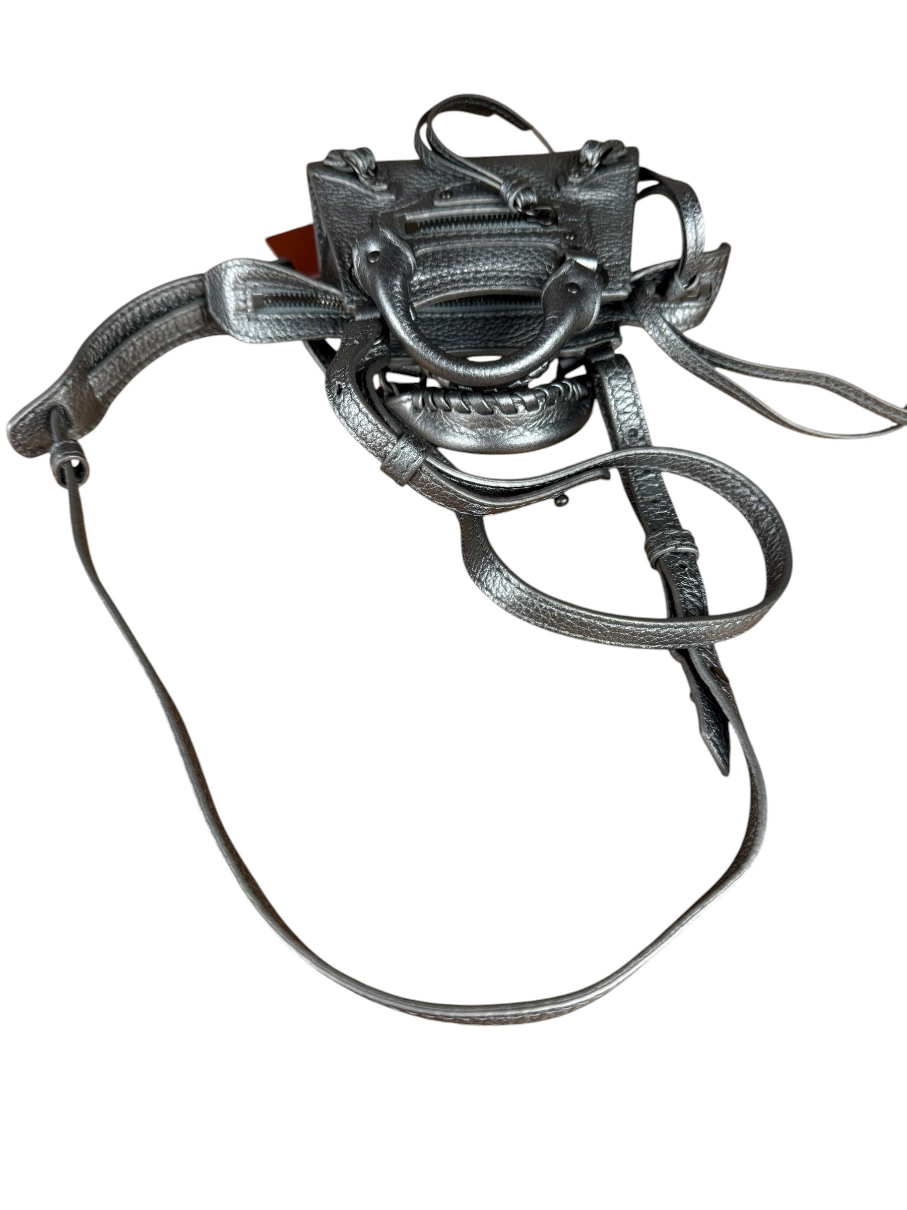 Balenciaga Nano City Bag Silver