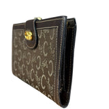 Celine Vintage Macadam Long Wallet Brown