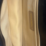Chanel Black Leather Medium Gabrielle Flap Bag 2011