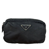 Prada Black Nylon Mini Travel Pouch
