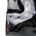 Chanel Black Patent Floral Cutout Tote (Patent Damaged) 2003