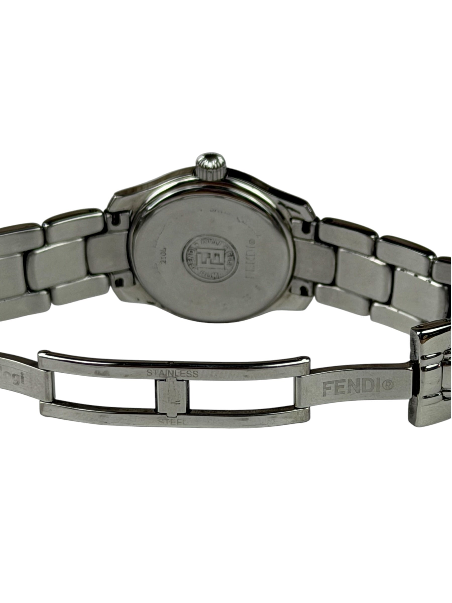Fendi 210L Roman/Stick Silver Dial