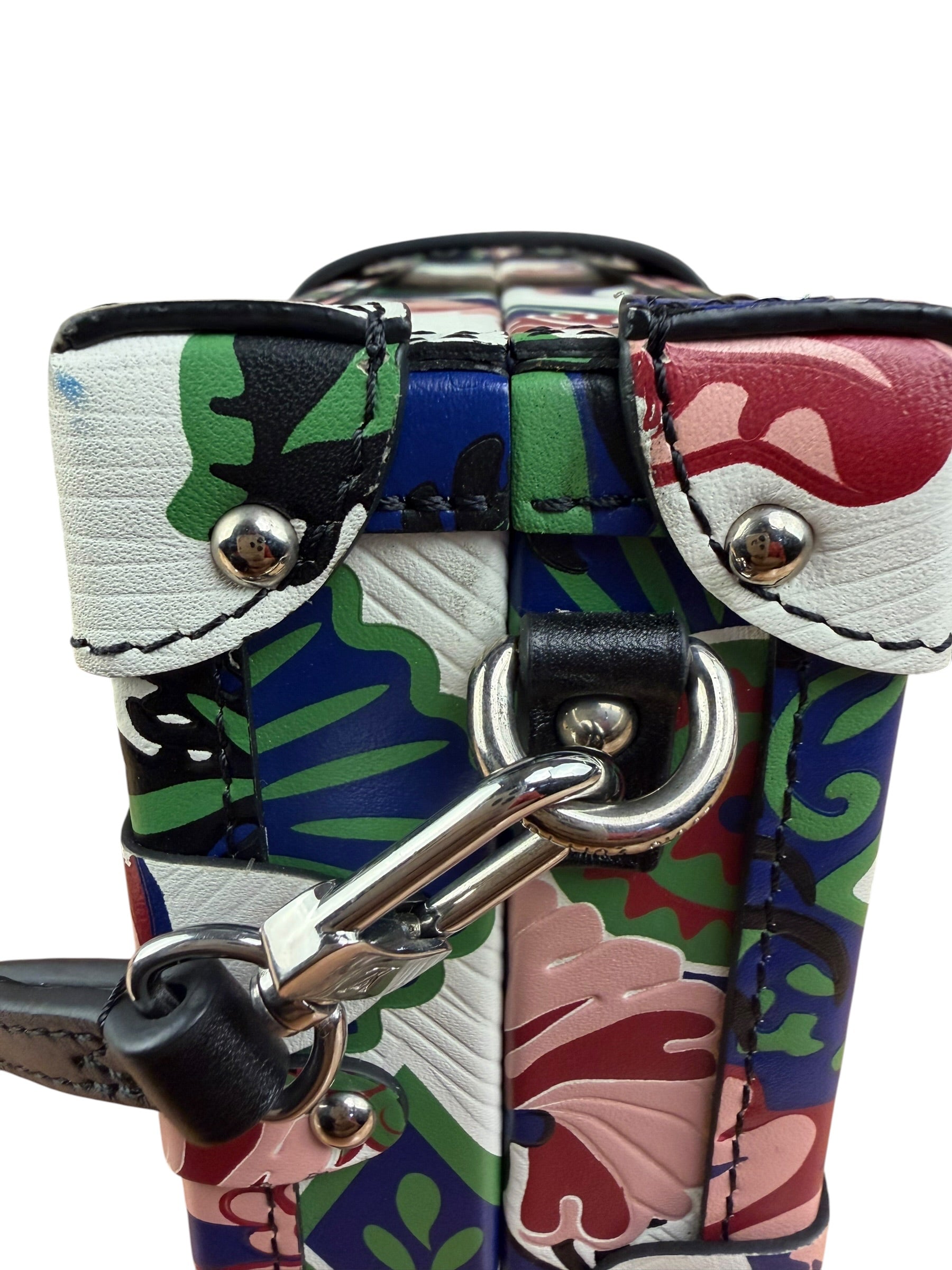 Louis Vuitton Multi-Color Leather Petite Malle Vanity Case