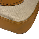Hermes Brown Leather Trim Evelyne 2004