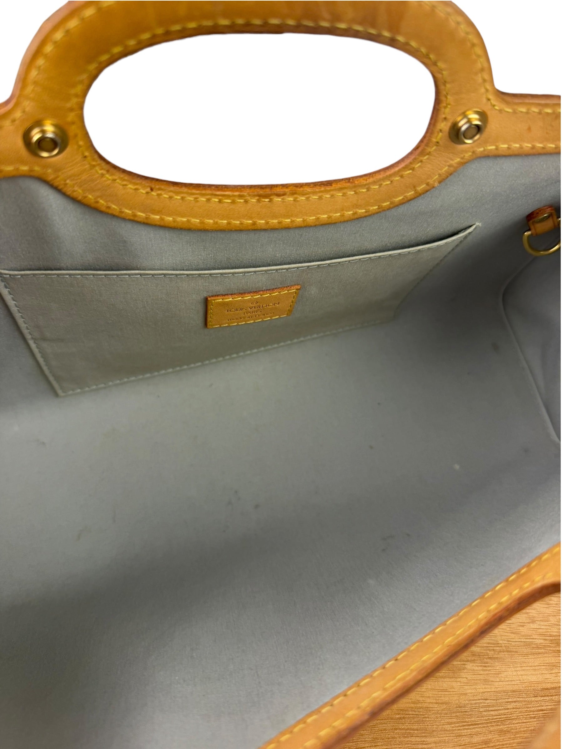 Louis Vuitton Yellow Vernis Roxbury Dive Two-Way Bag
