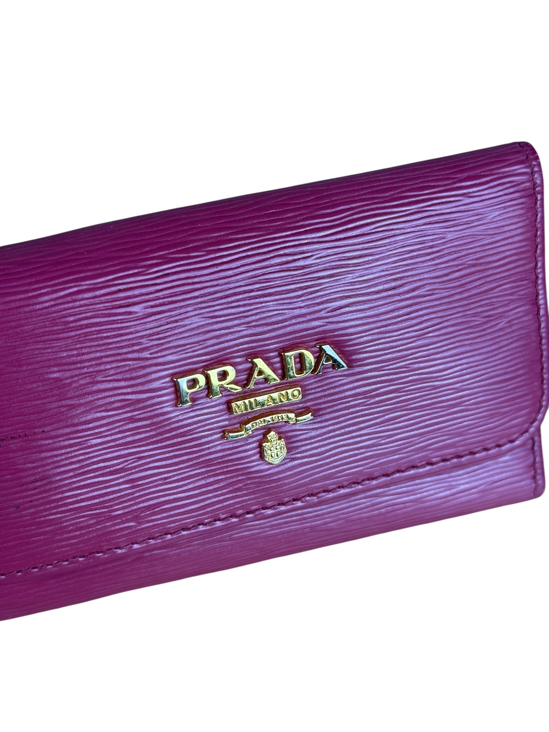 Prada Leather Key Holder