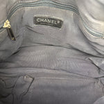 Chanel Grey/Black Quilted Nylon Bubble Shoulder Bag 2009