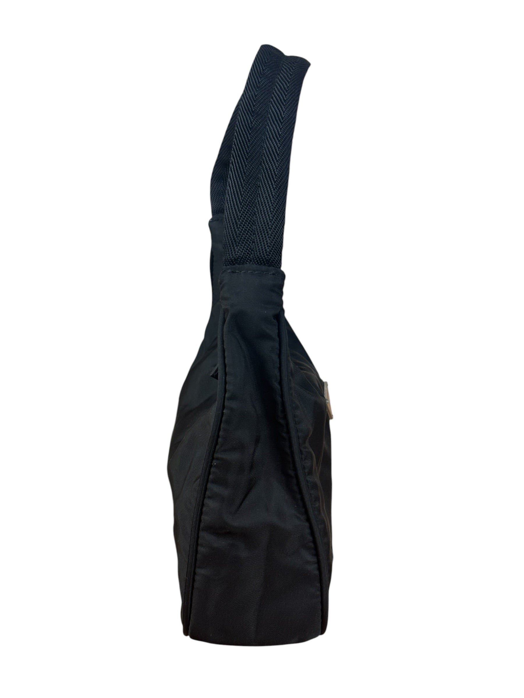 Prada Black Tessuto Nylon Shoulder Bag