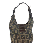 Fendi Zucca FF Mamma Baguette Shoulder Bag