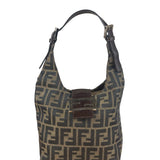 Fendi Zucca FF Mamma Baguette Shoulder Bag