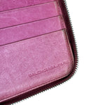 Balenciaga Vintage Pink Le Agneau Long Wallet