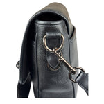 Coach Black Pebbled Leather Lucas Crossbody Bag