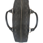 Gucci Black GG Canvas Monogram Hand Bag