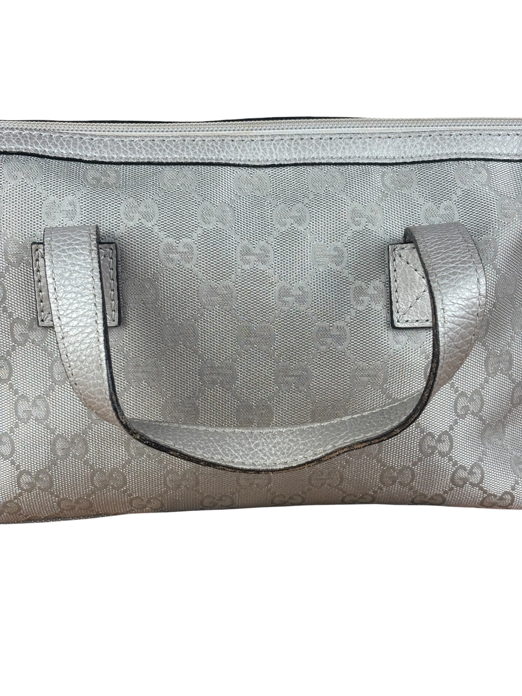 Gucci Vintage GG East-West Boston Bowling Handbag