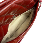 Chanel Patent Red Quilted S Shopper Tote 2013