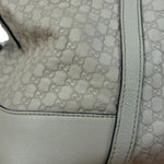 Gucci Vintage Beige Leather GG 2Way Bag