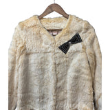 Language Vintage Rabbit Fur Coat