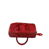 Louis Vuitton Castillian Red Epi Leather Speedy Mini Handbag