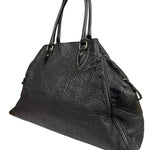Fendi Black Leather Etniko Du Jour Shoulder Bag
