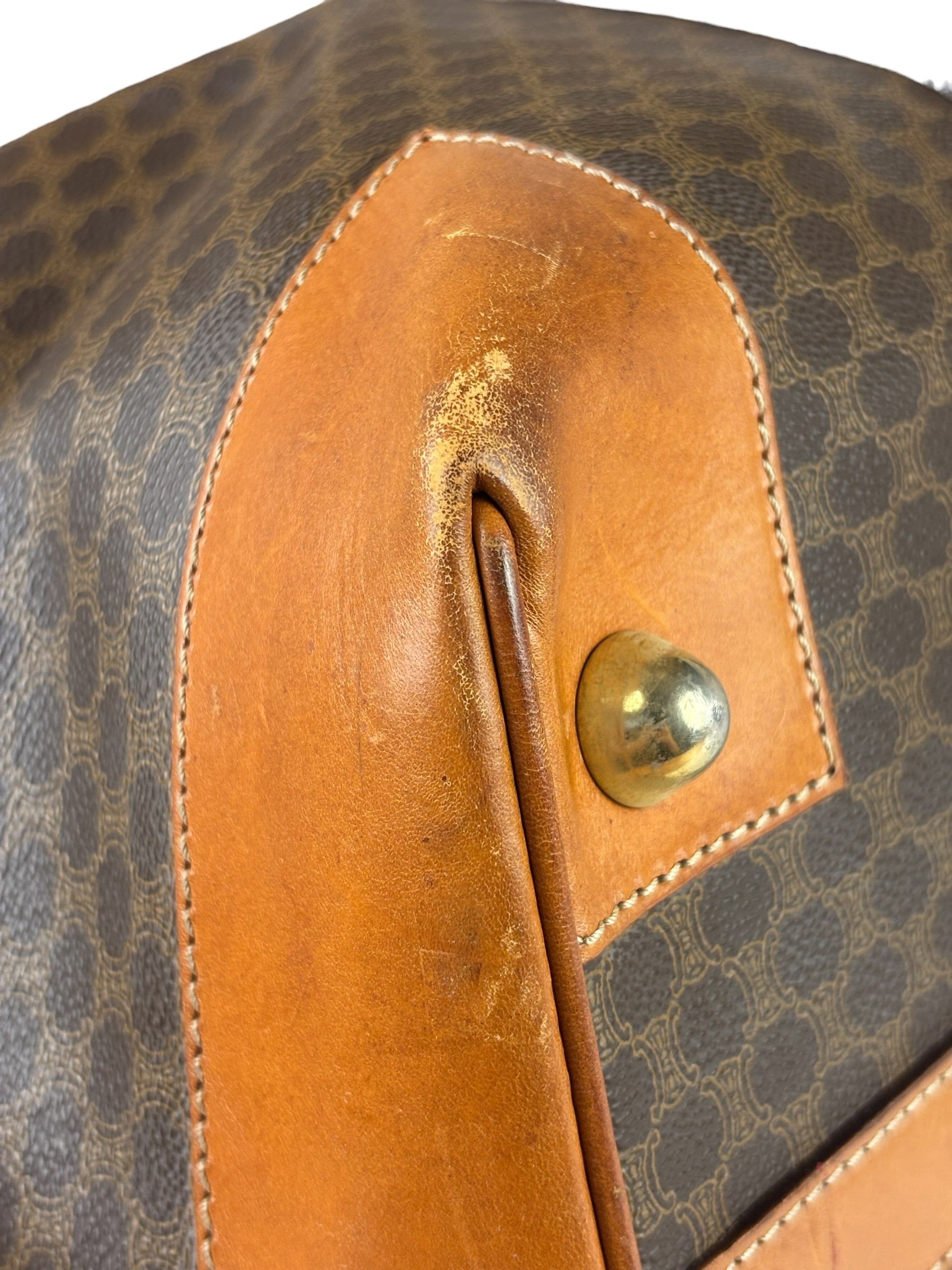 Celine Vintage Macadam Duffle Bag