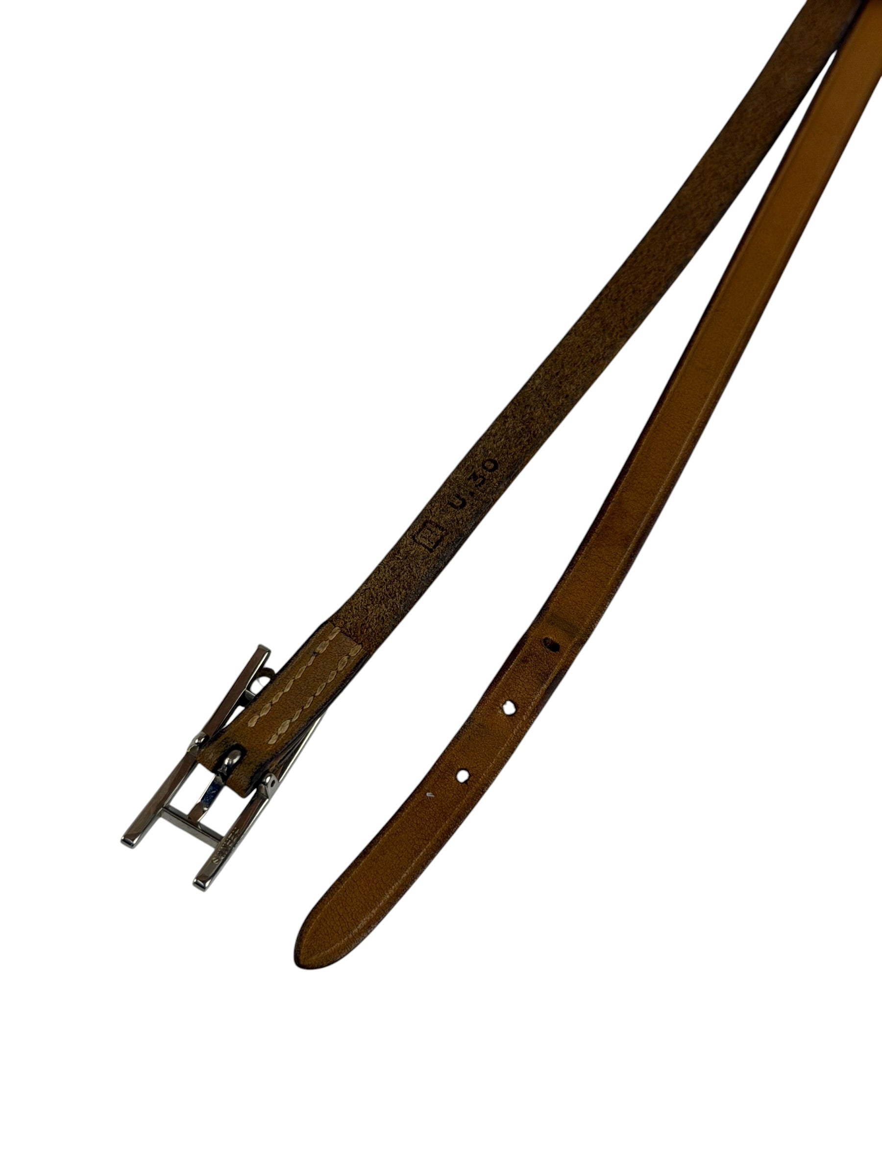Hermes Brown Hapi 3 Triple Tour Wrap Bracelet