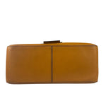 Fendi Brown Leather Mamma Foreever Flap Baguette
