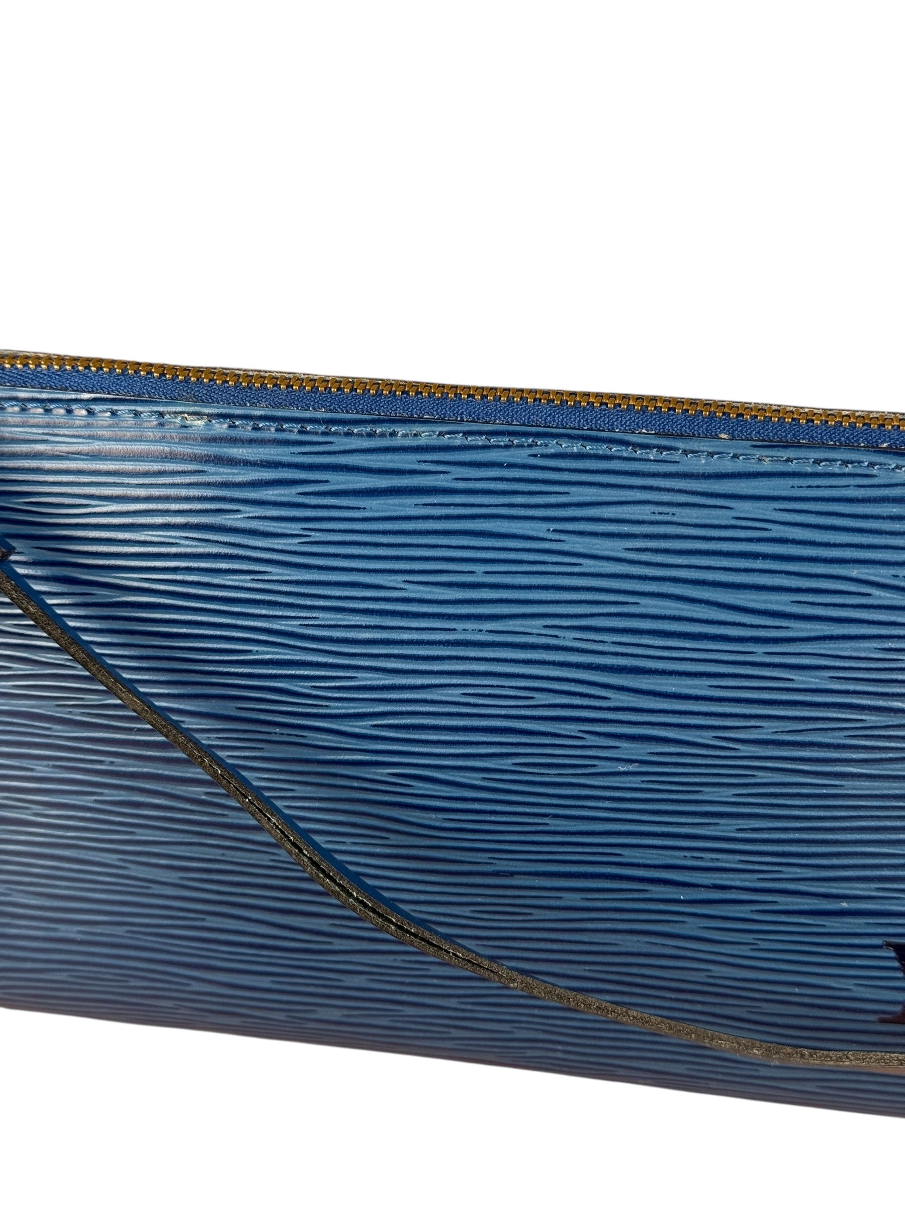 Louis Vuitton Epi Leather Pochette Blue