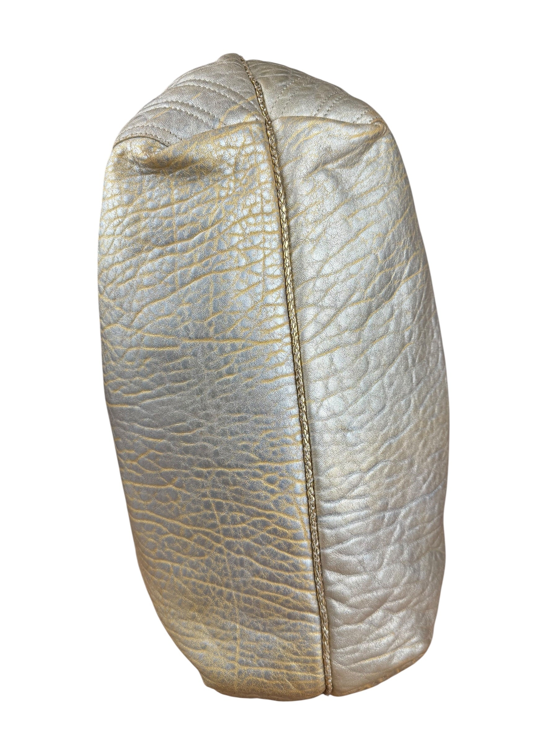 Fendi Metallic Gold Spy Shoulder Bag