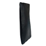 Celine Black Leather Solo Zipper Clutch