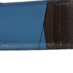 Salvatore Ferragamo Navy Calfskin Coin/Card Holder