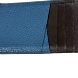 Salvatore Ferragamo Navy Calfskin Coin/Card Holder