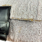 Fendi Pelle Rosa Beaded Baguette