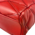 Louis Vuitton Red Lambskin GO-14 Malletage Shoulder Bag