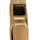 Chanel Gold Calfskin Chocolate Bar Shoulder Bag 2002