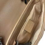 Gucci GG Marmont Matelasse Leather Mini Crossbody Bag Beige
