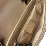 Gucci GG Marmont Matelasse Leather Mini Crossbody Bag Beige