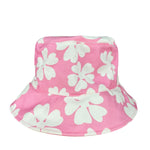 Miu Miu Pink Floral Canvas Bucket Hat