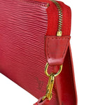 Louis Vuitton Red Epi Leather Pochette