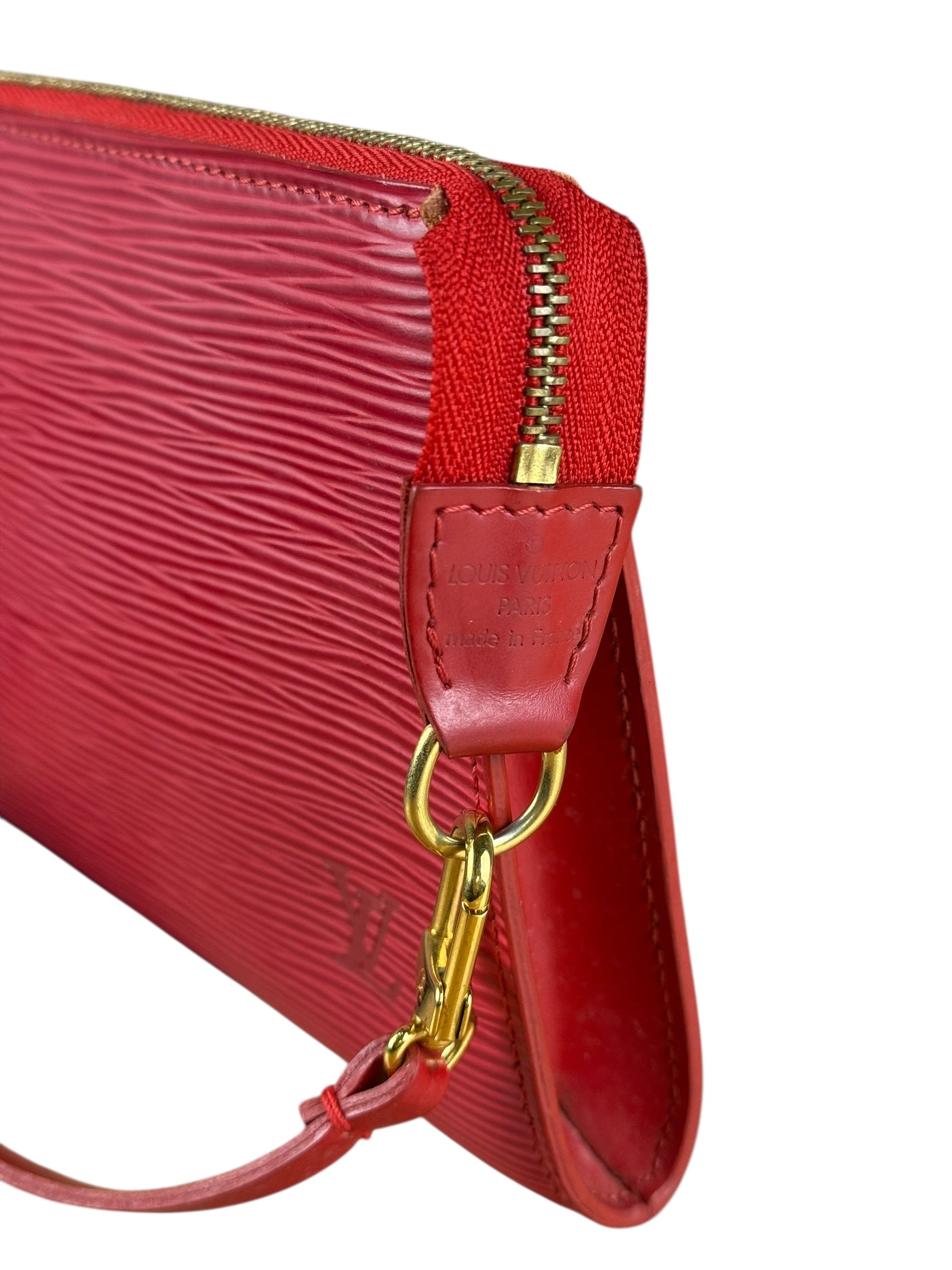 Louis Vuitton Red Epi Leather Pochette