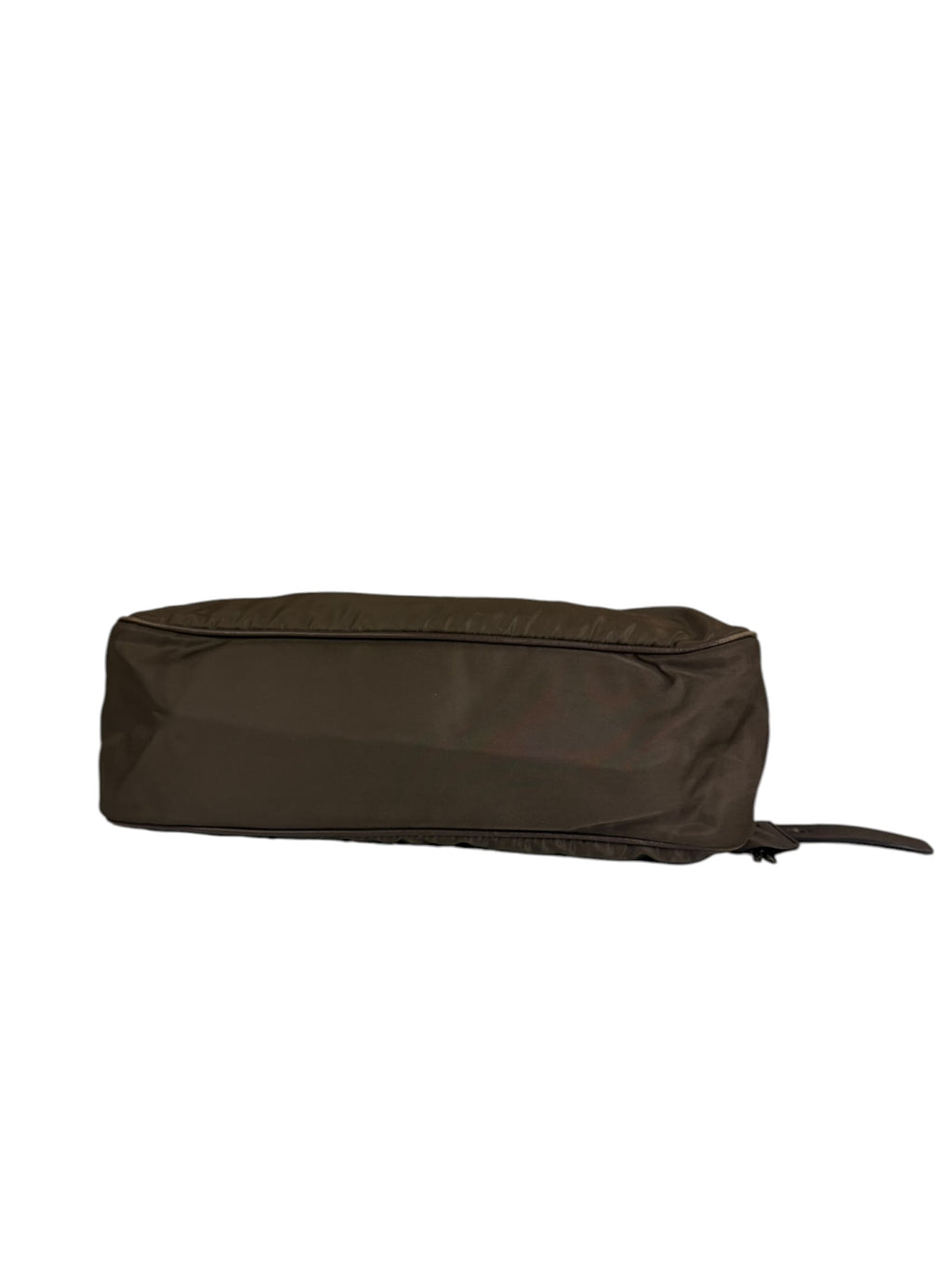 Prada Grey-Brown Taupe Tessuto Nylon Shoulder Bag