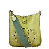 Hermes Taurillon Clemence Evelyne Green